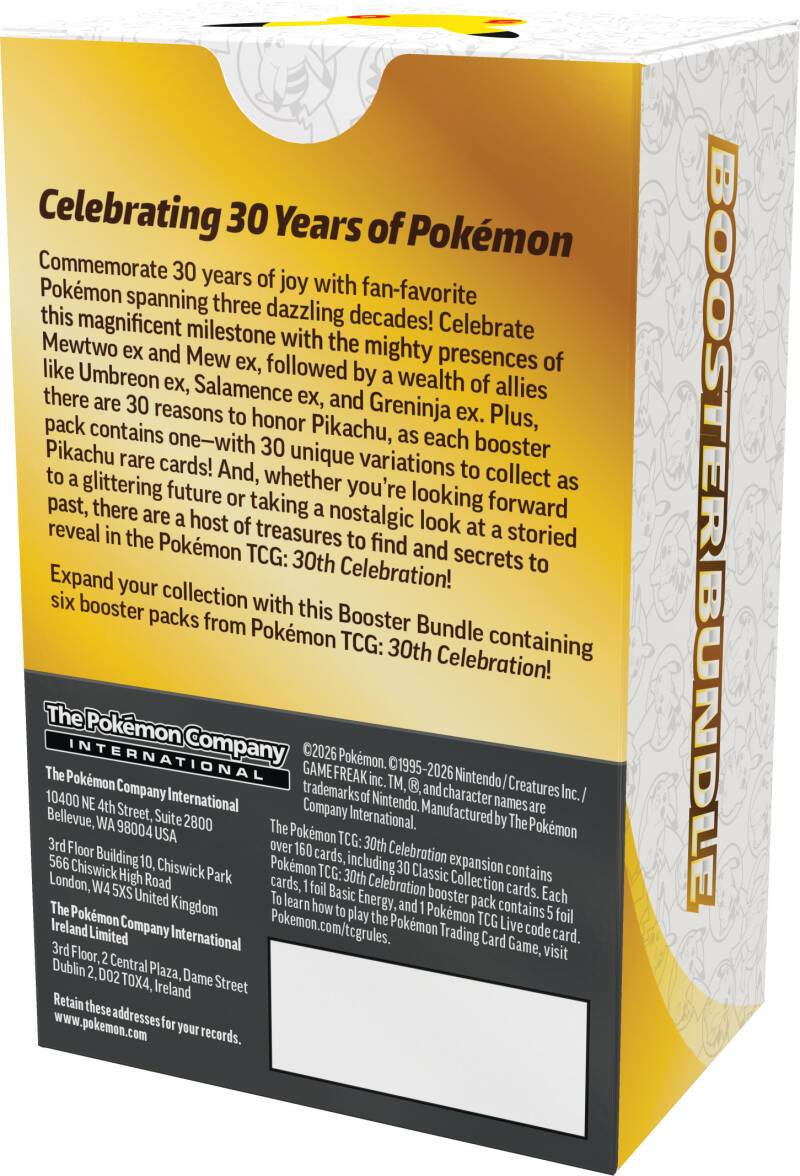 30th Celebration Booster Bundle 2
