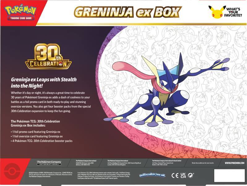 30th Celebration Pokémon ex Box 6