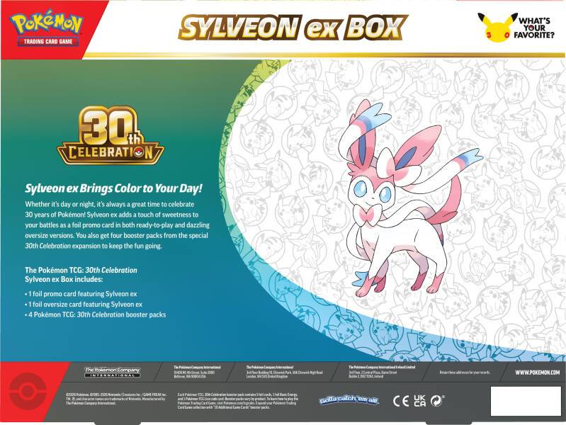 30th Celebration Pokémon ex Box 2