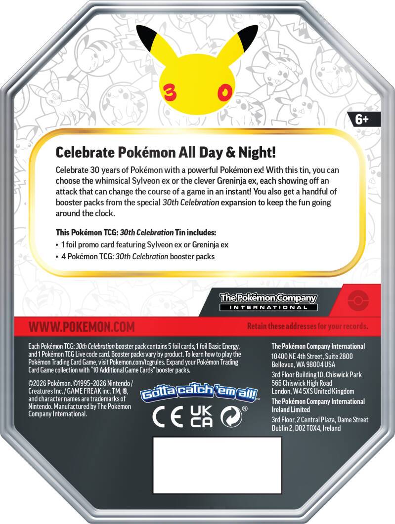 30th Celebration Tin 2