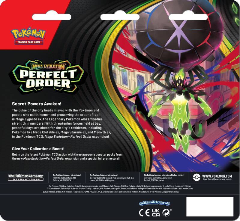Mega Evolution—Perfect Order Three-Booster Blister 2